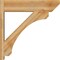 Ekena Millwork Legacy Slat Rough Sawn Outlooker, Western Red Cedar, 8"W x 32"D x 32"H OUT08X32X32LEC06RWR - alternate 3